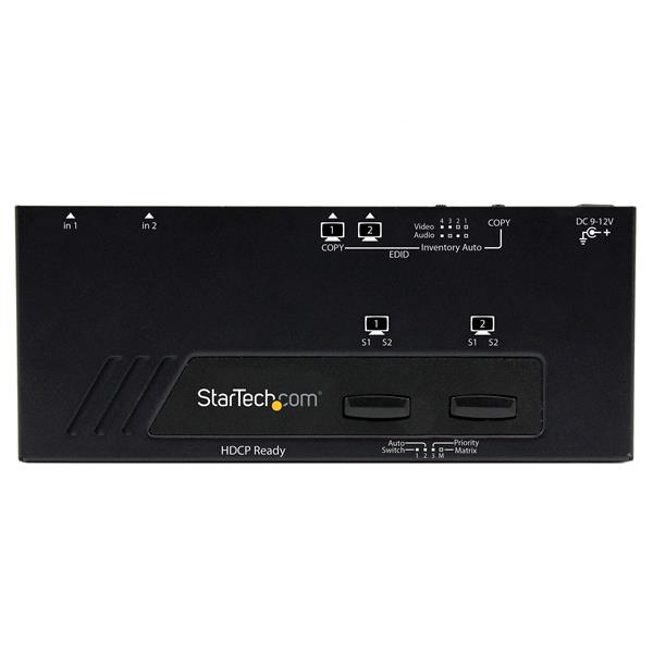 Hdmi Matrix Switch 2x2 W/ Auto Selecting   1080p