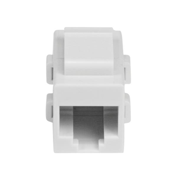 CAT6 Rj45 Coupler White - Rj45 Keystone Jack Cat.6 F/f