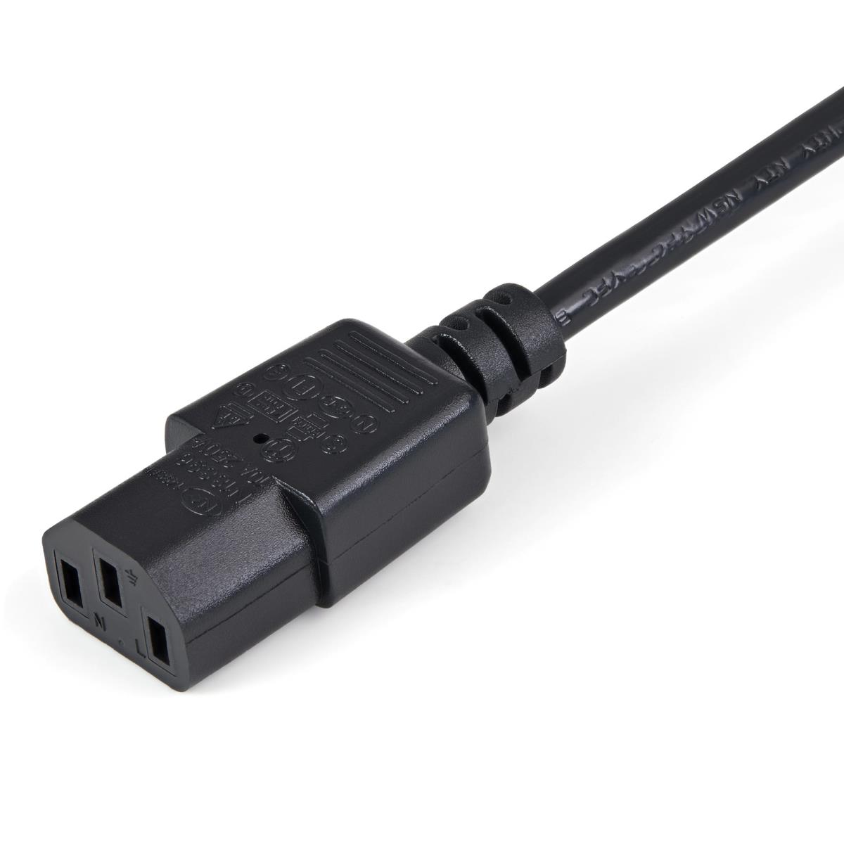 Computer Power Cord Extension 14 Awg - C14 To C13 1m