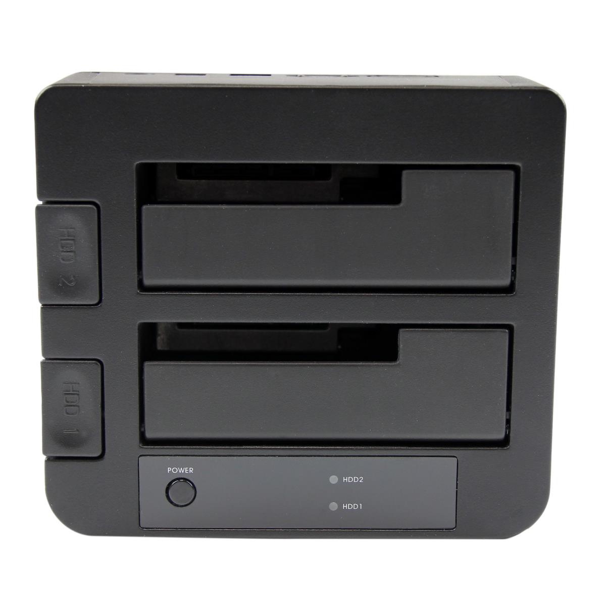 Docking Station - USB 3.0 / ESATA Dual Hard Drive With Uasp For 2.5/3.5in SATA SSD / HDD - SATA 6 Gbps
