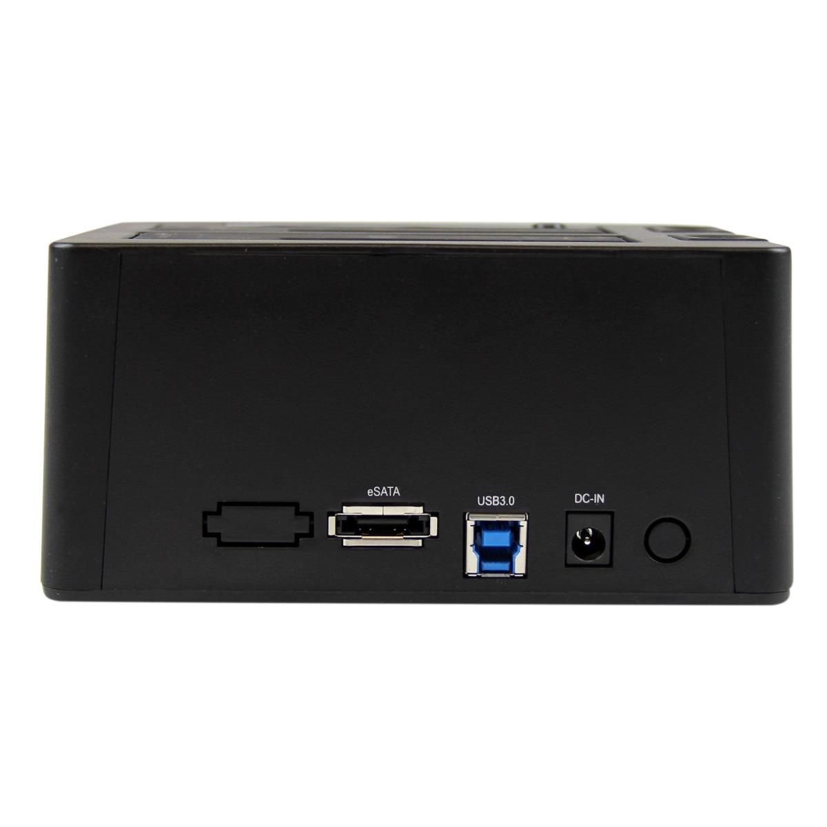 Docking Station - USB 3.0 / ESATA Dual Hard Drive With Uasp For 2.5/3.5in SATA SSD / HDD - SATA 6 Gbps