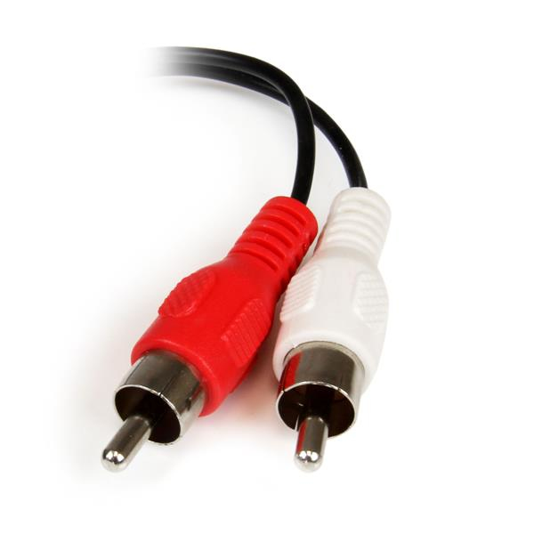 Adapter Cable 3.5mm Stereo Female To 2x Rca Male 6in