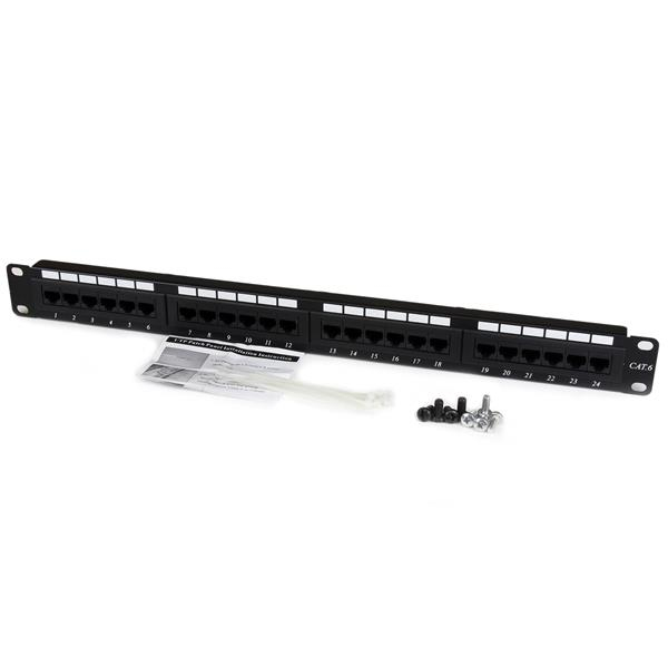 Network Patch Panel 1u 24 Port 110 Type Rack Mount Patch Panel