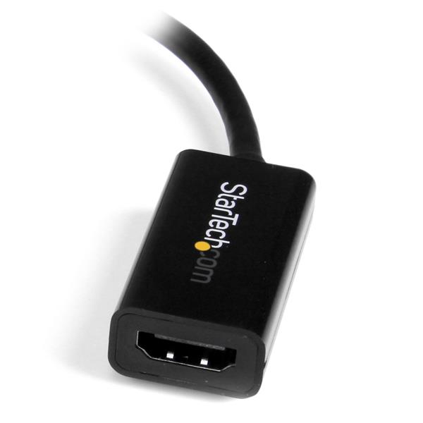 Mini DisplayPort To Hdmi 4k Audio / Video Converter - Mdp 1.2 To Hdmi Active Adapter Black