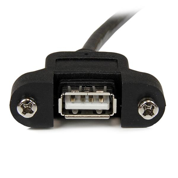 Panel Mount USB Cable A To A - F/m 60cm