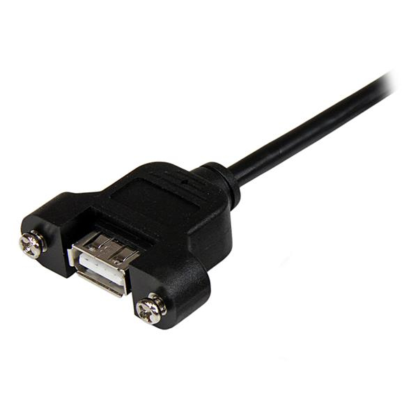 Panel Mount USB Cable A To A - F/m 60cm