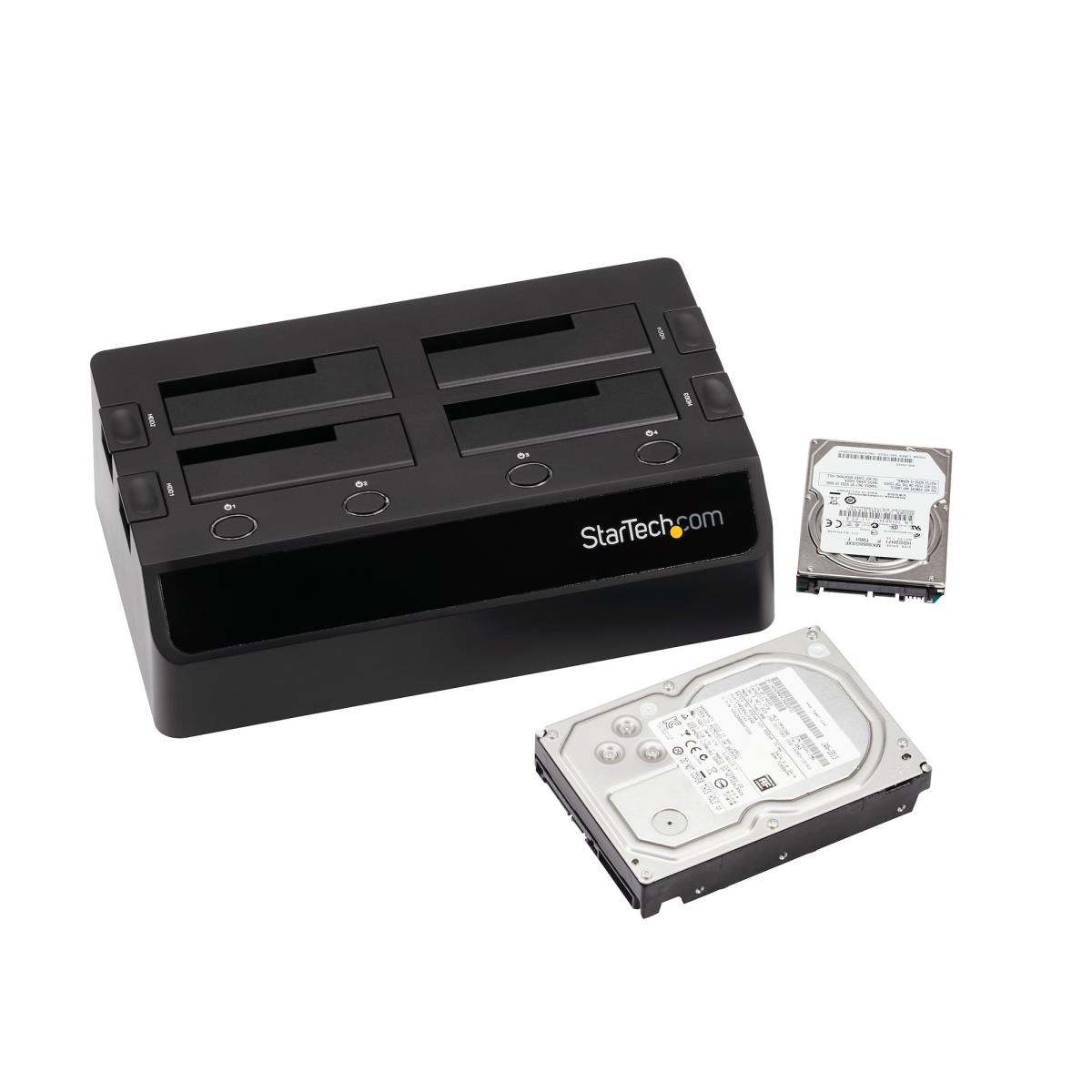 Docking Station - For Hard Drive USB 3.0 4-bay SATA HDD/SSD Dock 4x