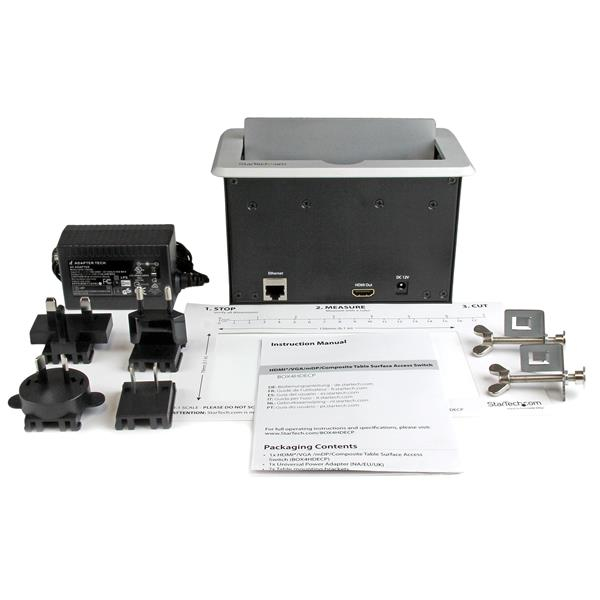 Conference Table Connectivity Box - Hdmi / Vga / Mini DisplayPort To Hdmi Output