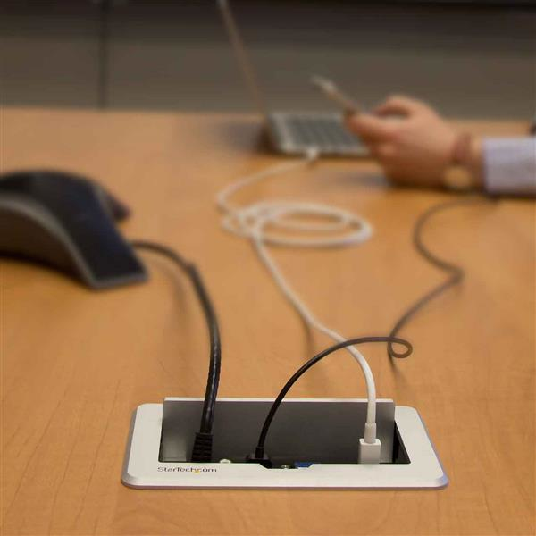 Conference Table Connectivity Box - Hdmi / Vga / Mini DisplayPort To Hdmi Output