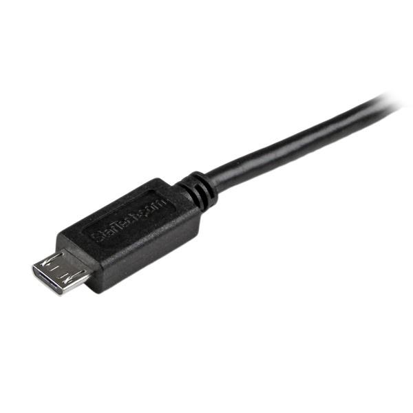 Phone Charge Cable USB To Thin Micro USB Charge/sync 15cm