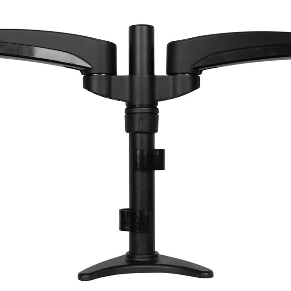 Articulating Dual Monitor Arm - Grommet / Desk Mount With Cable Management & Height Adjust - Dual Mo