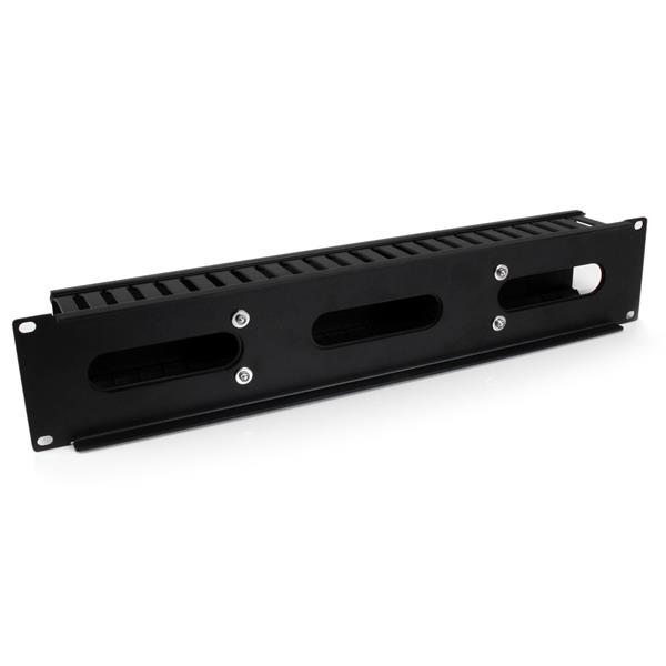 Horizontal Finger Duct Rack Cable Management Panel With Cover 2u