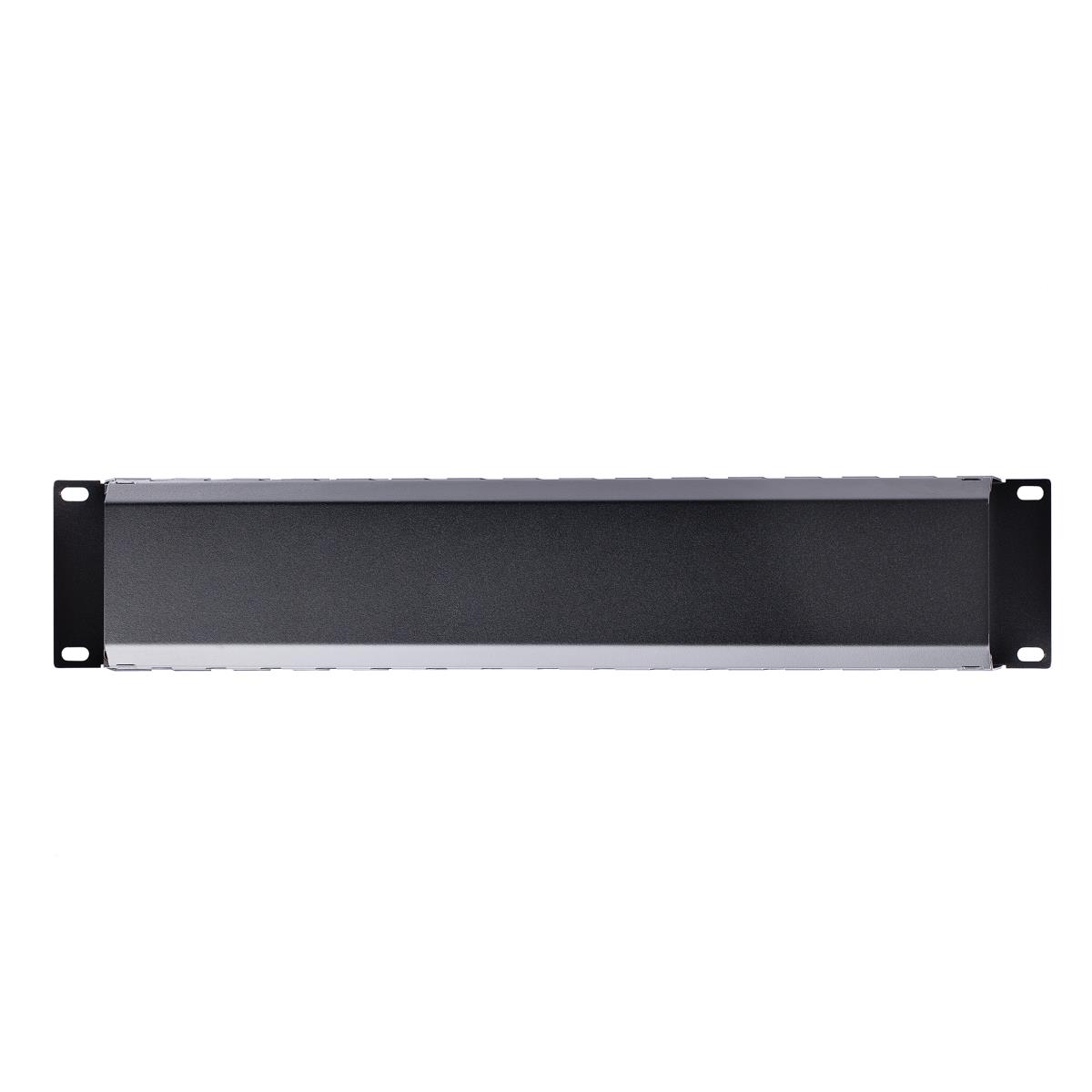 Horizontal Finger Duct Rack Cable Management Panel With Cover 2u