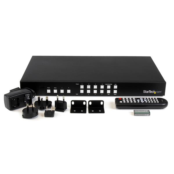 Hdmi Matrix Switch 4x4 W Ith Pap Multiviewer Or Video Wall
