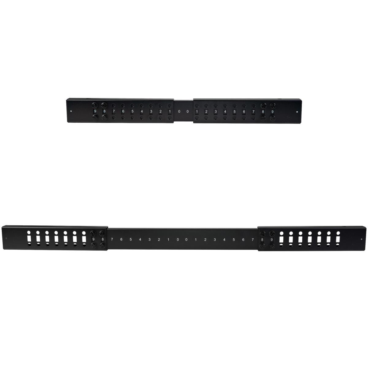 Adjustable Depth 4 Post Open Frame Server Rack Cabinet 25u