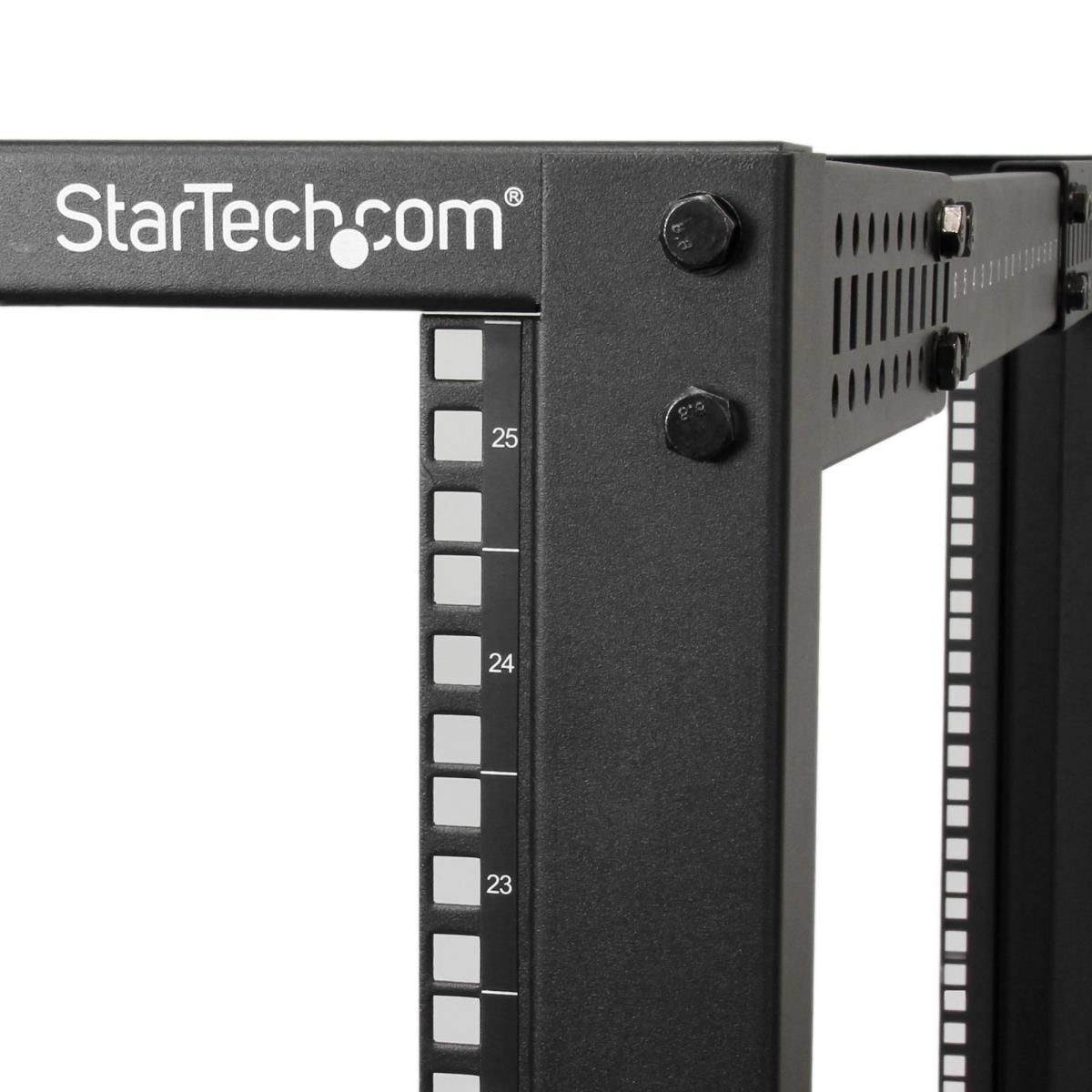 Adjustable Depth 4 Post Open Frame Server Rack Cabinet 25u