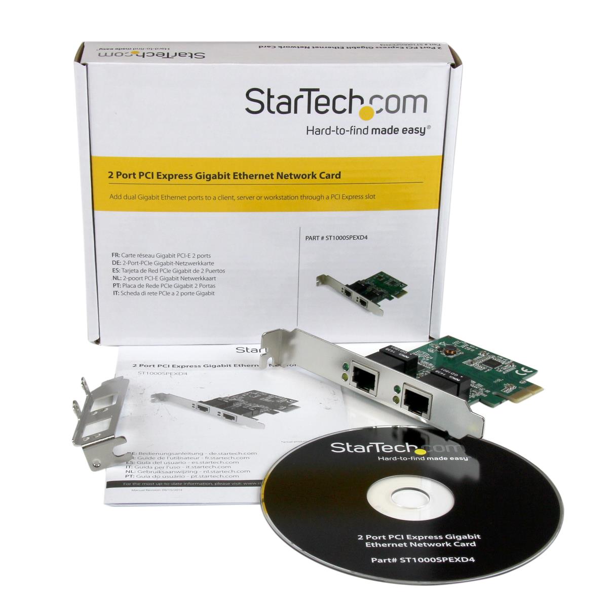 Ethernet Network Adapter 2port 1 Gbps Pci-e - Dual Nic
