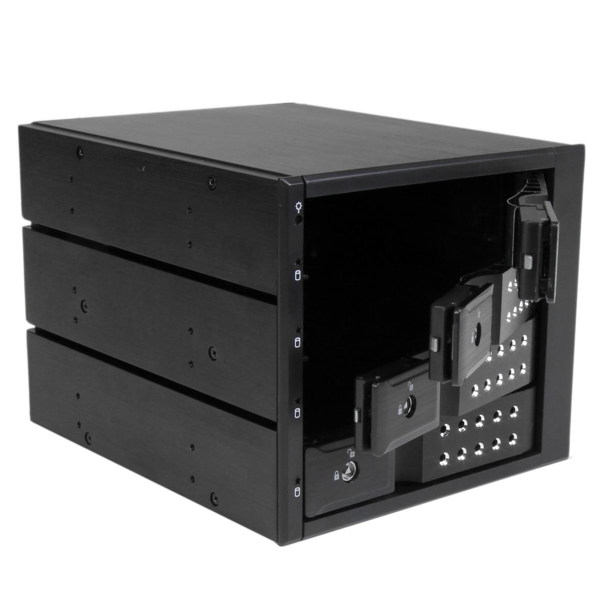HDD Trayless Mobile Rack Backplane 4 Bay 3.5in SATA / SAS