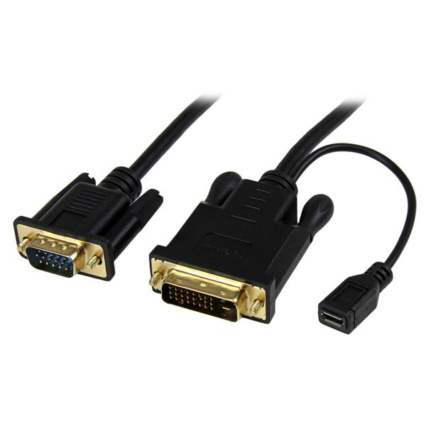 DVI-d To Vga Adapter Converter Cable 2m