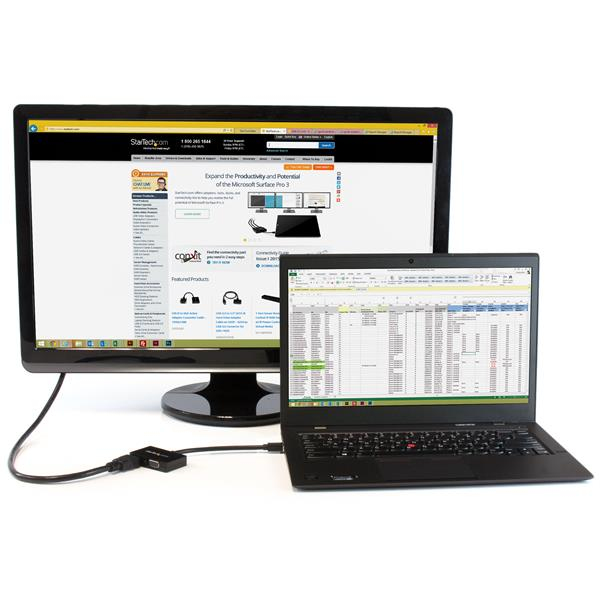 Travel A/v Adapter 2-in-1 Mdp To Hdmi Or Vga Converter