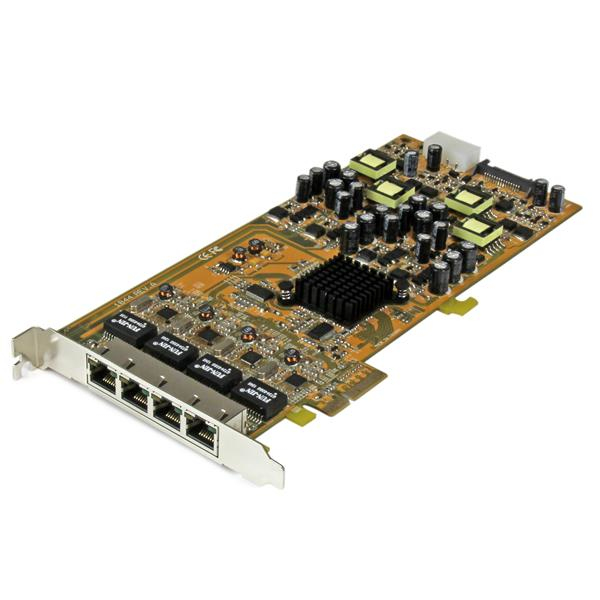 Gigabit Power Over Ethernet Pci-e Network Card 4 Port - Pse / Poe Pci-e Nic