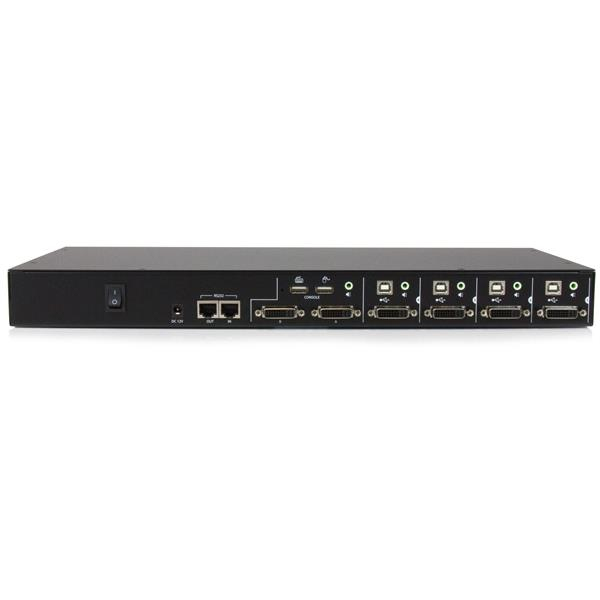 KVM Switch 4 Port DVI USB With Dual DVI Console And Quad-view 4-in-1 Display