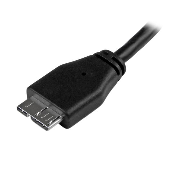 Slim Superspeed USB 3.0 A To Micro B Cable - M/m - 3m
