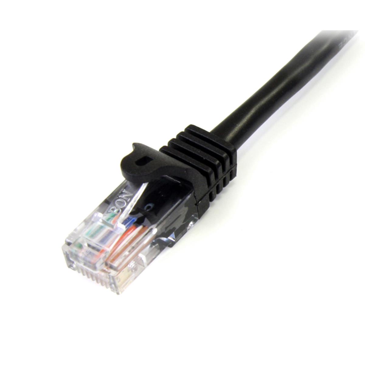 Patch Cable - Cat 5e - Utp - Snagless - 2m - Black