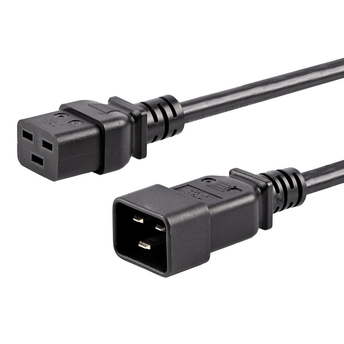 Power Cord - Iec 320 C19 To Iec 320 C20 - 250v At 15a 3m