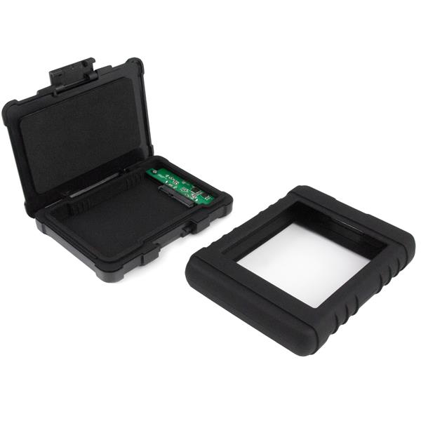 Rugged Hard Drive Enclosure - USB 3.0 To 2.5in SATA 6gbps HDD Or SSD - Uasp