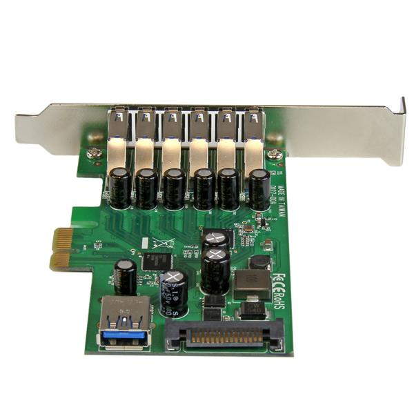 Pci-e USB 3.0 Card 7-port - Standard And Low-profile Design