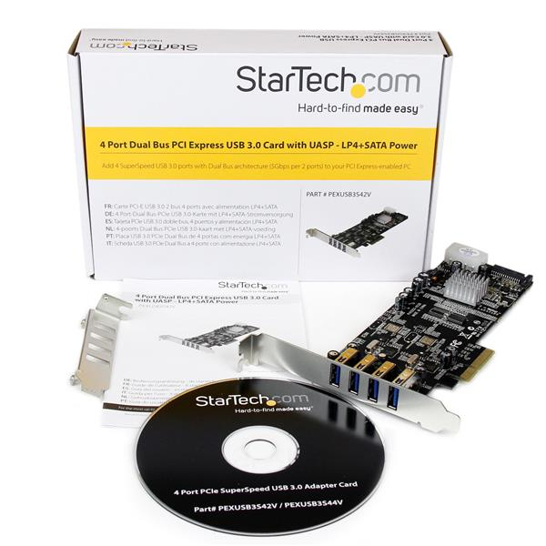 Adapter Card1 4port Pci-e USB 3.0 Internal & 3 External Ports