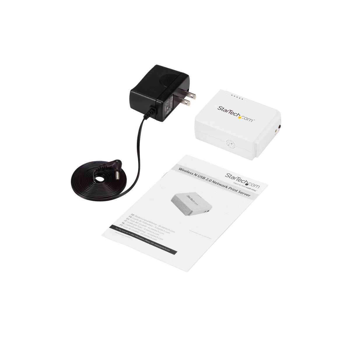Wi-Fi Network Printserver 1port USB W/ 10/100 Mbps Ethernet Port