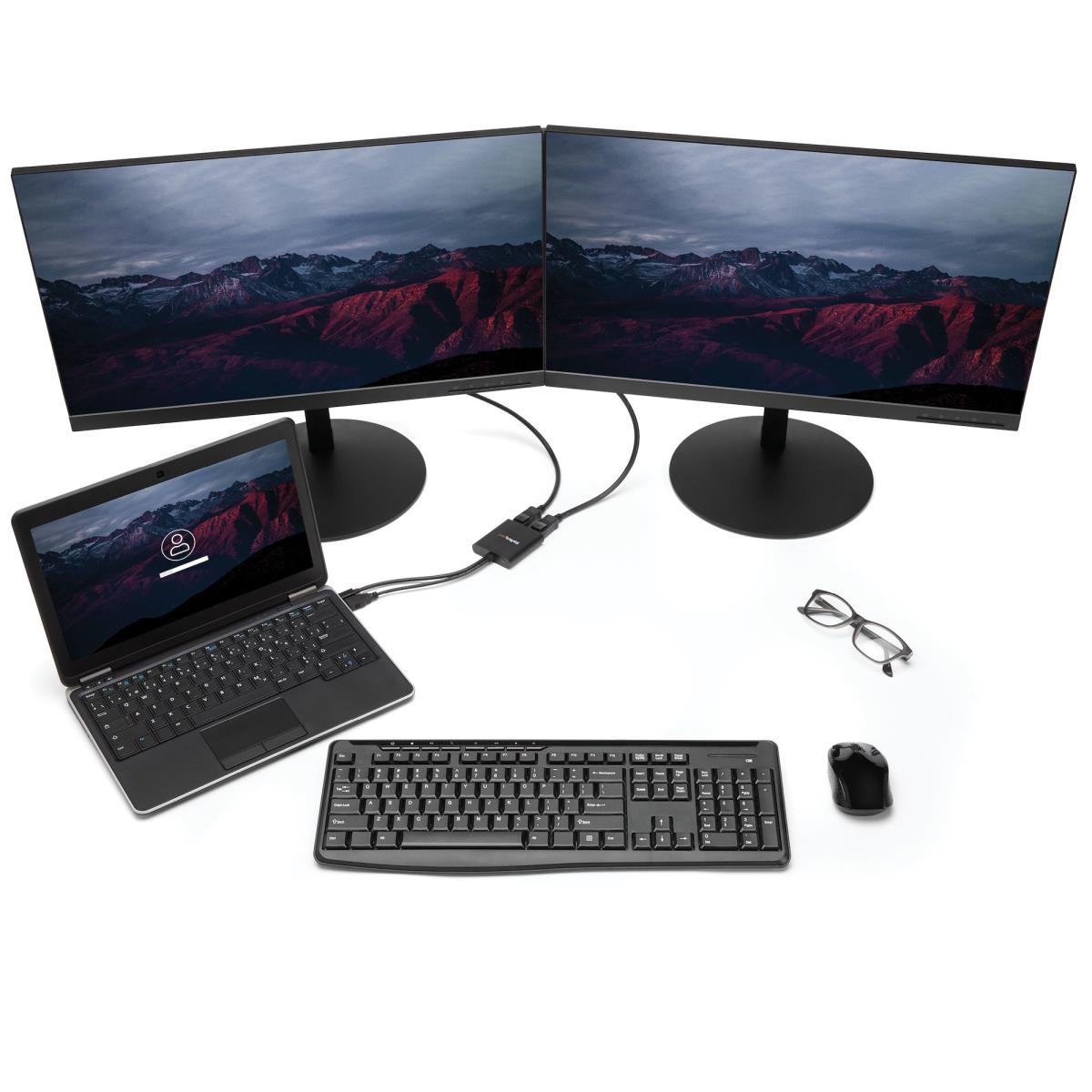 Mst Hub - Mini DisplayPort To 2x DisplayPort