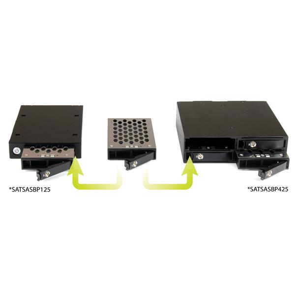 Mobile Rack Backplane For 2.5in Sata/SAS Drives 4-bay