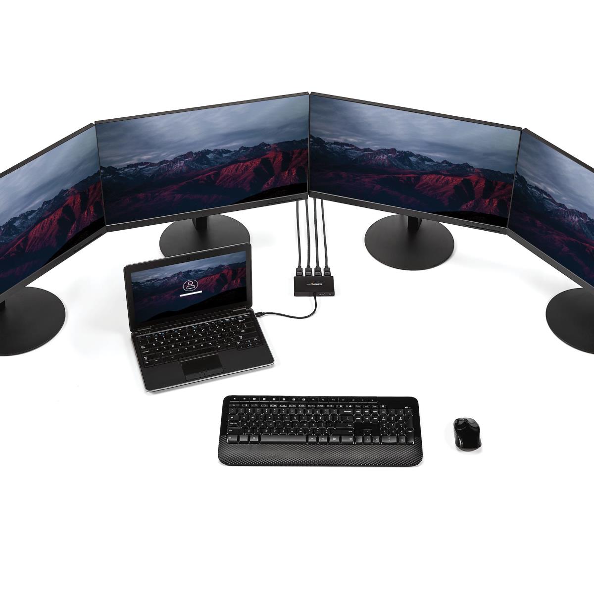 Mst Hub - Mini DisplayPort To 4x DisplayPort