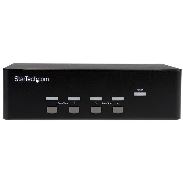 KVM Switch - Dual Vga With Audio And USB Hub 4port USB 2.0