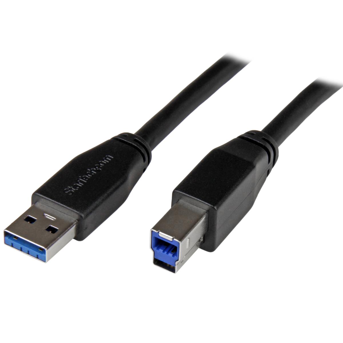 Active USB 3.0 A To B Cable USB 3.1 Gen 1 5 Gbps 10m