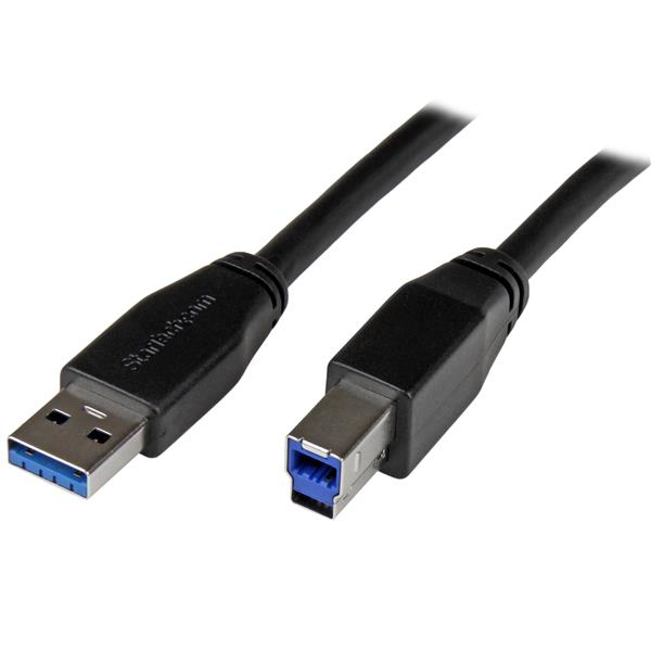 Active USB 3.0 A To B Cable USB 3.1 Gen 1 5 Gbps 10m