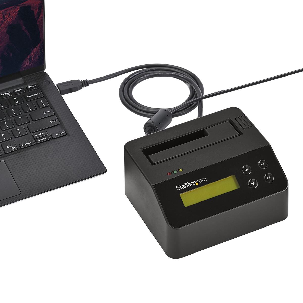 Dock  - Drive Eraser And For 2.5 / 3.5in SATA SSD / HDD - USB 3.0