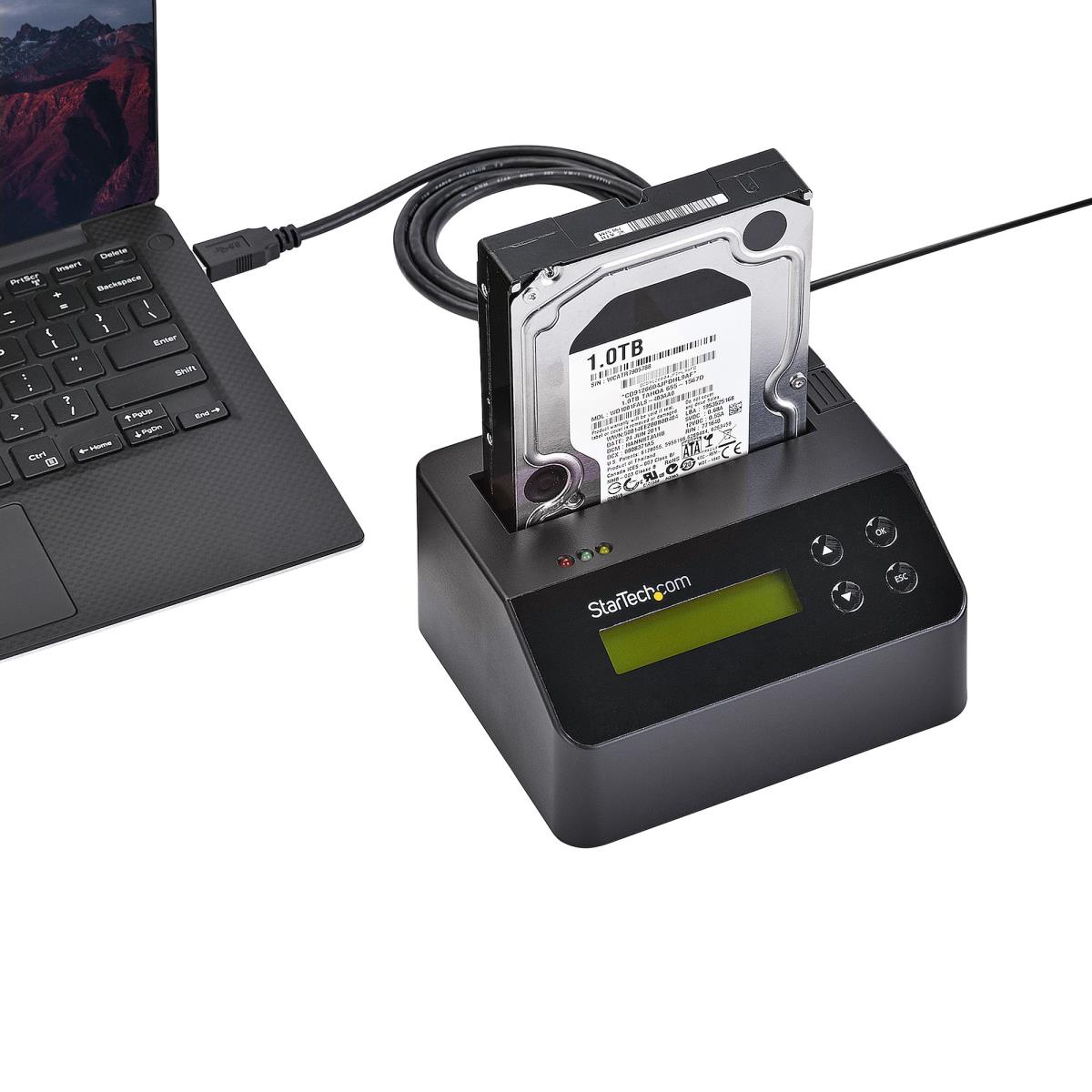 Dock  - Drive Eraser And For 2.5 / 3.5in SATA SSD / HDD - USB 3.0