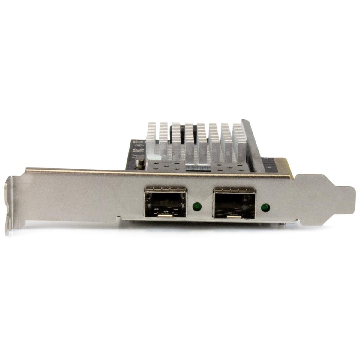 2-port 10g Fiber Network Card With Open Sfp+ - Pci-e, Intel Chip