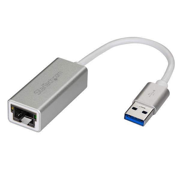 USB 3.0 To Gigabit Network Adapter - Silver