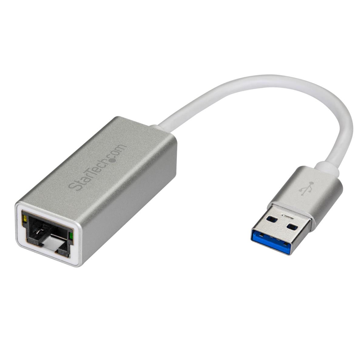 USB 3.0 To Gigabit Network Adapter - Silver