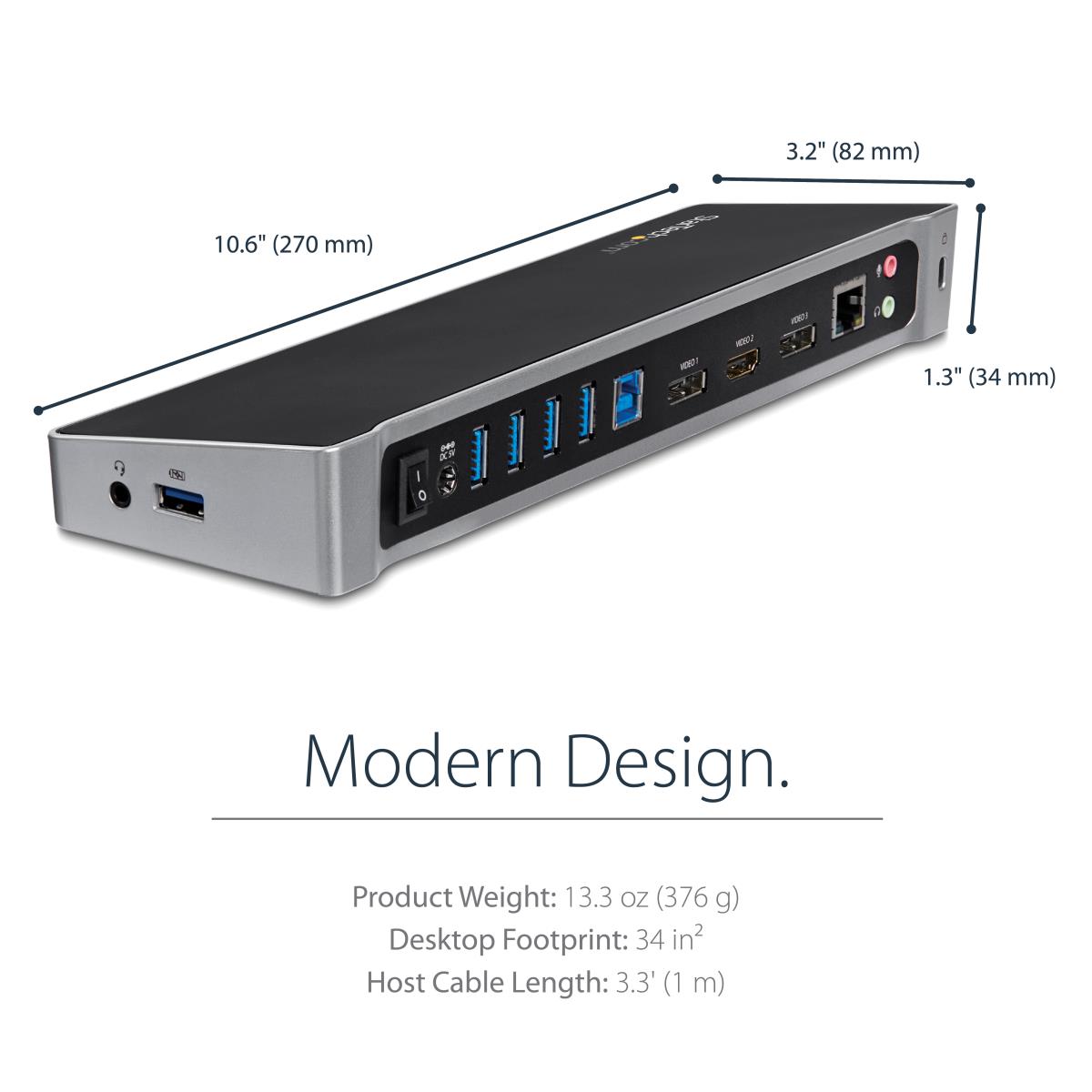 Docking Station - Universal Triple Video USB 3.0 Laptop With 4k