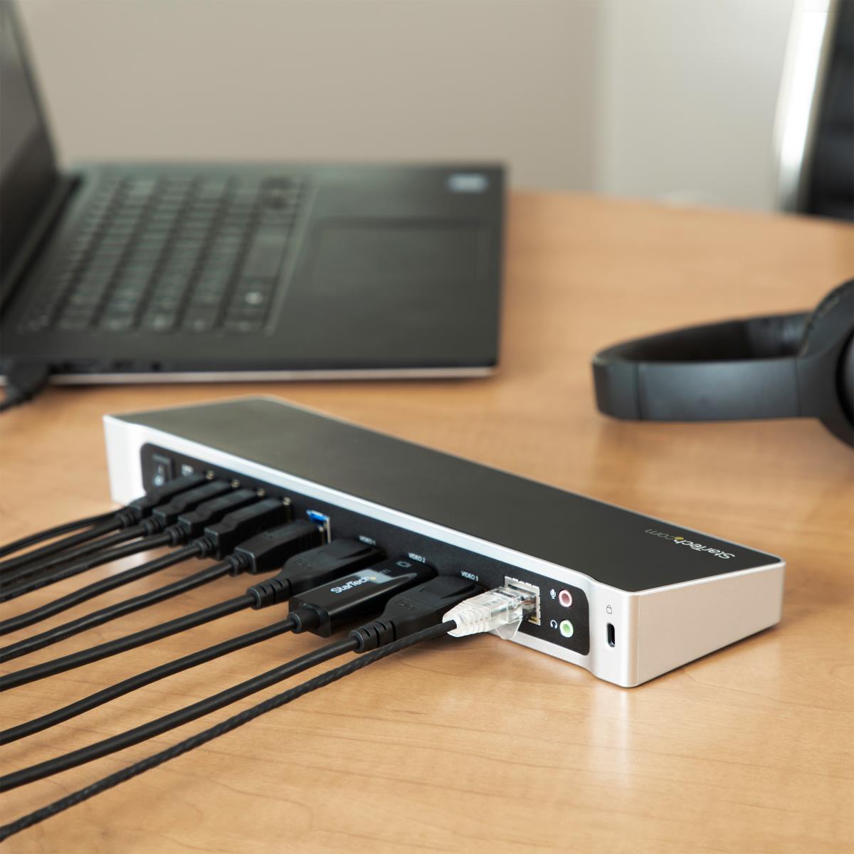 Docking Station - Universal Triple Video USB 3.0 Laptop With 4k