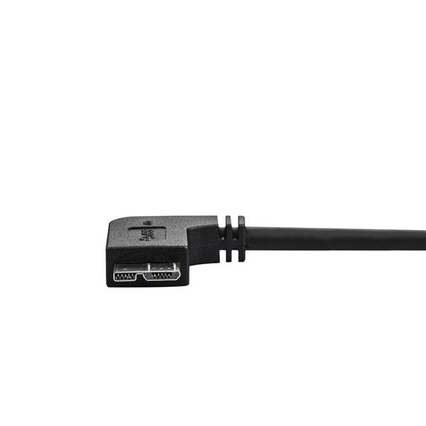 Slim Micro USB 3.0 Cable - M/m - Right  Ngle Micro-USB - 0.5m