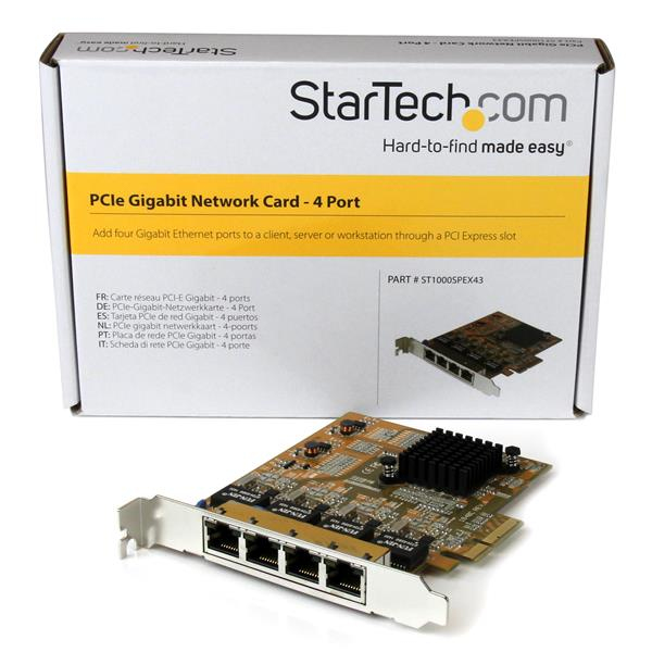 Quad Port Pci-e Gigabit Network Interface Card (nic)