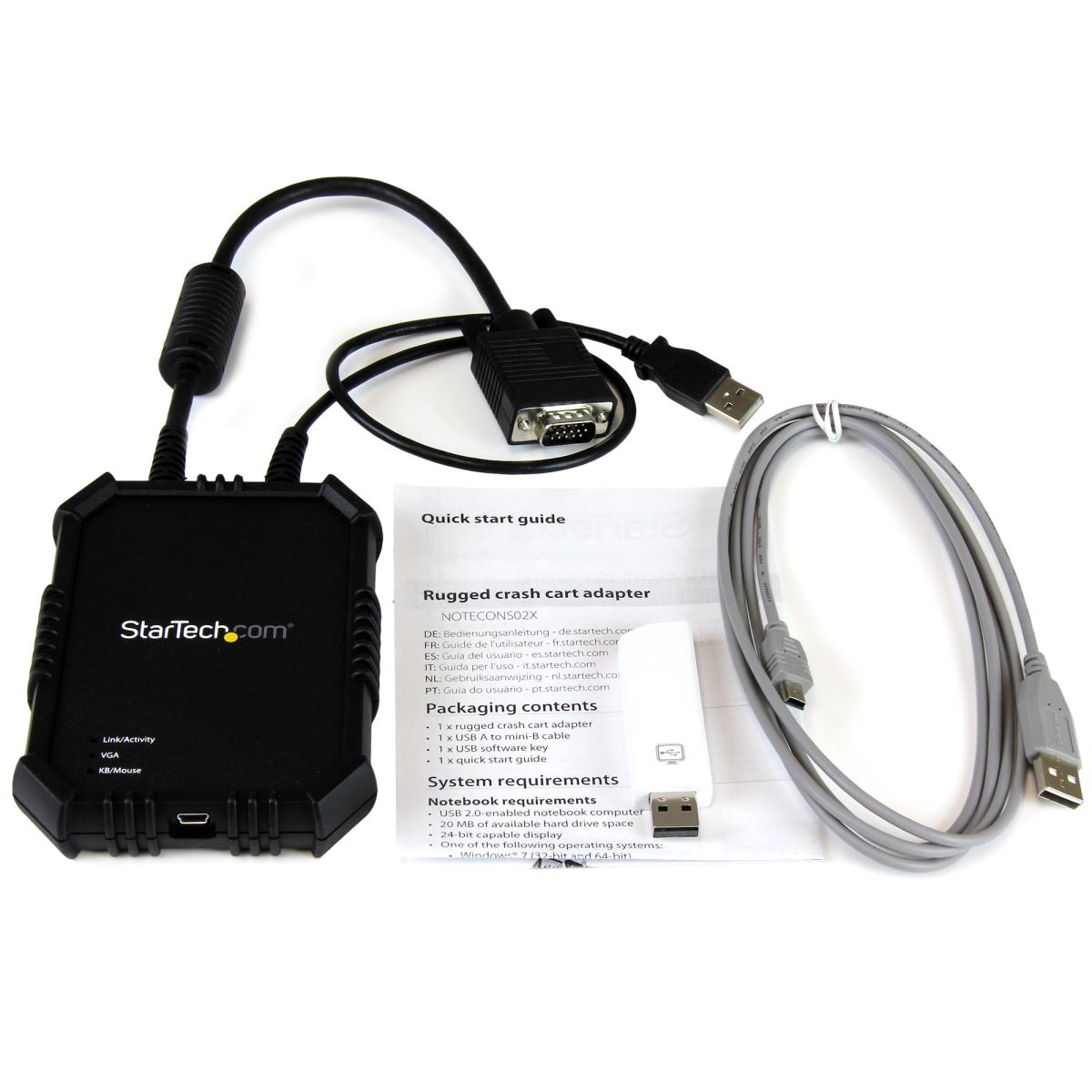 KVM Console Laptop-to-server With Rugged Housing