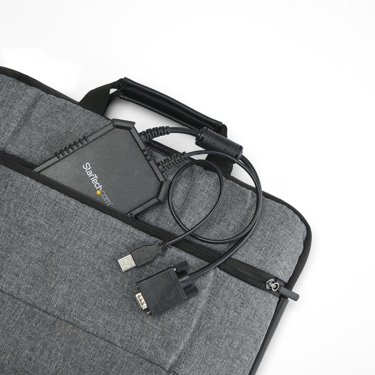 KVM Console Laptop-to-server With Rugged Housing